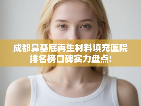 成都鼻基底再生材料填充医院排名榜口碑实力盘点!