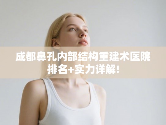 成都鼻孔内部结构重建术医院排名+实力详解!