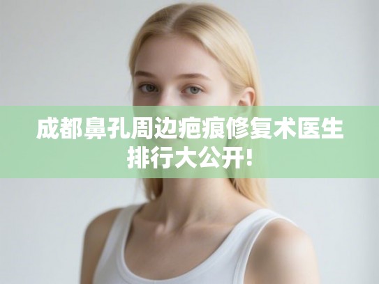 成都鼻孔周边疤痕修复术医生排行大公开!