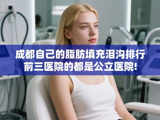 成都自己的脂肪填充泪沟排行前三医院的都是公立医院!