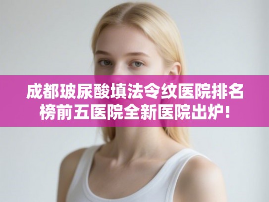 成都玻尿酸填法令纹医院排名榜前五医院全新医院出炉!