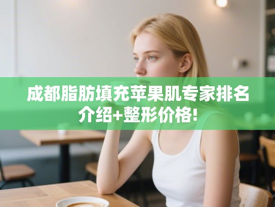 成都脂肪填充苹果肌专家排名介绍+整形价格!