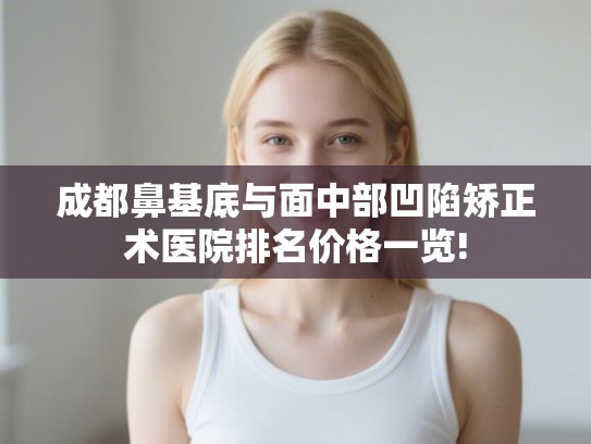 成都鼻基底与面中部凹陷矫正术医院排名价格一览!
