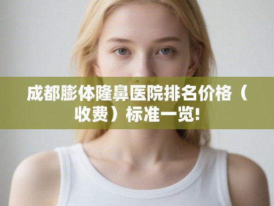 成都膨体隆鼻医院排名价格（收费）标准一览!