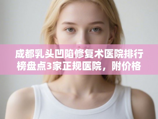 成都乳头凹陷修复术医院排行榜盘点3家正规医院，附价格表!