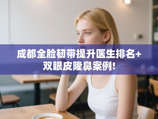 成都全脸韧带提升医生排名+双眼皮隆鼻案例!