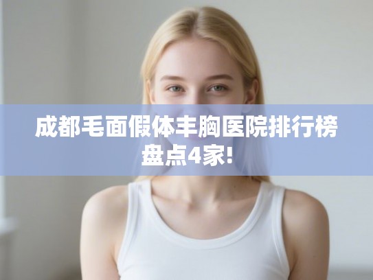 成都毛面假体丰胸医院排行榜盘点4家!