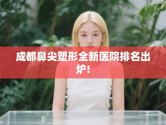 成都鼻尖塑形全新医院排名出炉!