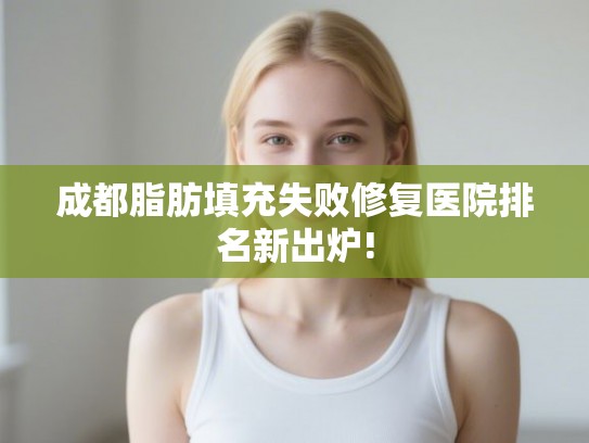成都脂肪填充失败修复医院排名新出炉!