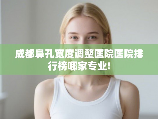 成都鼻孔宽度调整医院医院排行榜哪家专业!