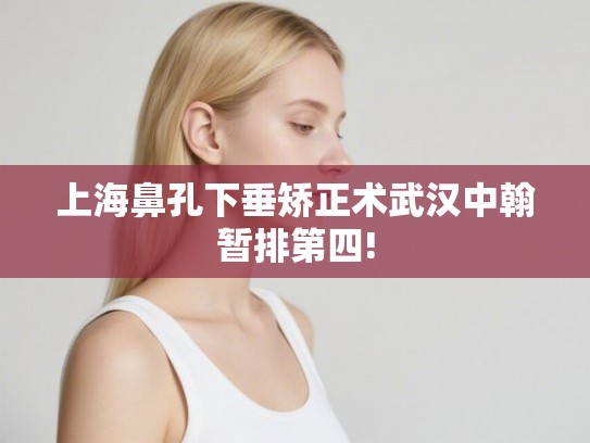 上海鼻孔下垂矫正术武汉中翰暂排第四! 上海鼻孔下垂矫正术武汉中翰暂排第四!