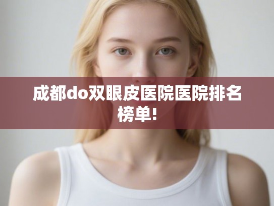 成都do双眼皮医院医院排名榜单!