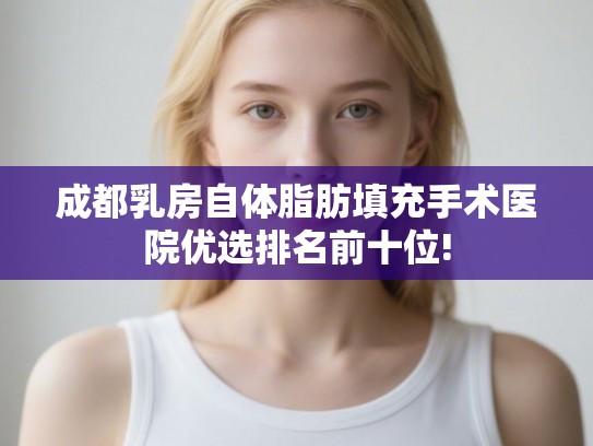 成都乳房自体脂肪填充手术医院优选排名前十位!