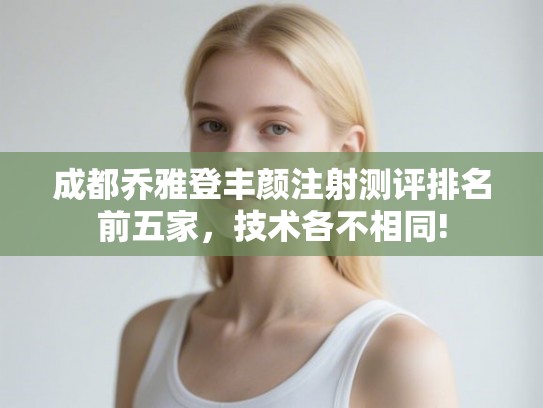 成都乔雅登丰颜注射测评排名前五家，技术各不相同!
