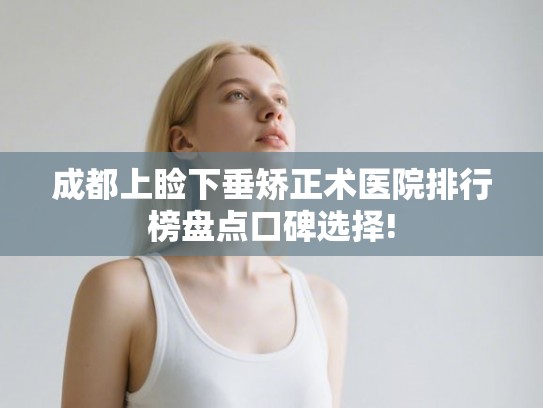 成都上睑下垂矫正术医院排行榜盘点口碑选择!