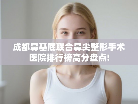成都鼻基底联合鼻尖整形手术医院排行榜高分盘点!