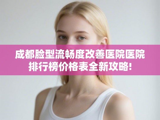 成都脸型流畅度改善医院医院排行榜价格表全新攻略!