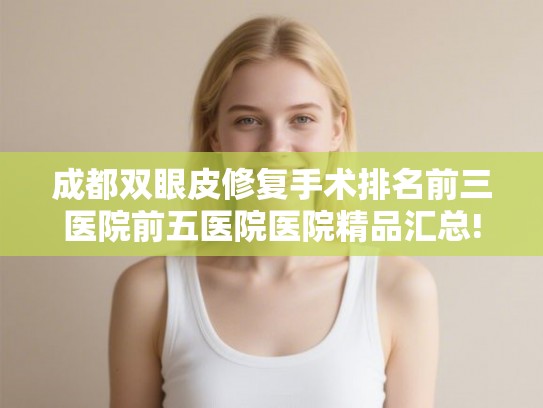 成都双眼皮修复手术排名前三医院前五医院医院精品汇总!