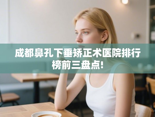 成都鼻孔下垂矫正术医院排行榜前三盘点!