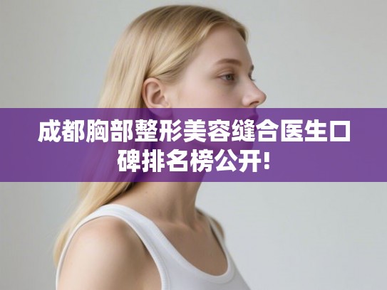 成都胸部整形美容缝合医生口碑排名榜公开!