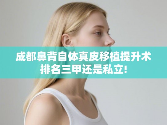 成都鼻背自体真皮移植提升术排名三甲还是私立!