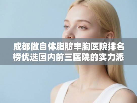 成都做自体脂肪丰胸医院排名榜优选国内前三医院的实力派!