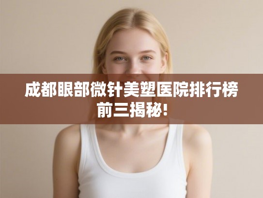 成都眼部微针美塑医院排行榜前三揭秘!