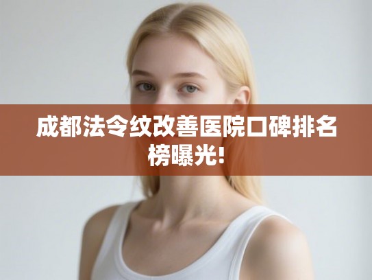 成都法令纹改善医院口碑排名榜曝光!