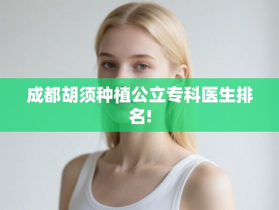 成都胡须种植公立专科医生排名!