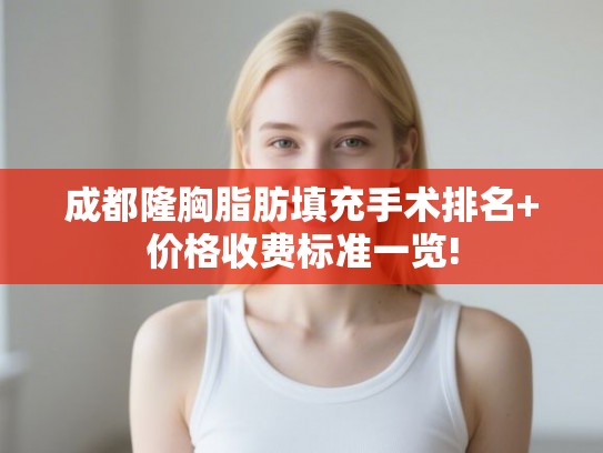 成都隆胸脂肪填充手术排名+价格收费标准一览!