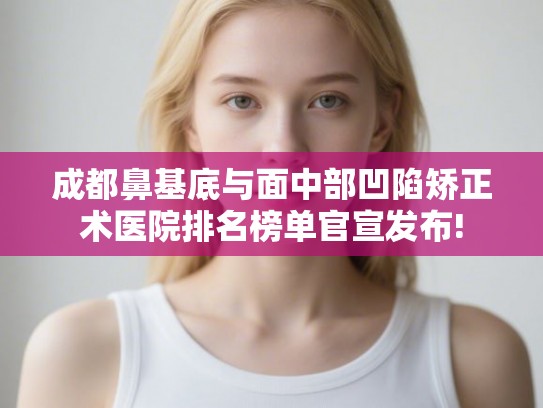 成都鼻基底与面中部凹陷矫正术医院排名榜单官宣发布!