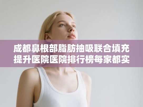 成都鼻根部脂肪抽吸联合填充提升医院医院排行榜每家都实力超群!