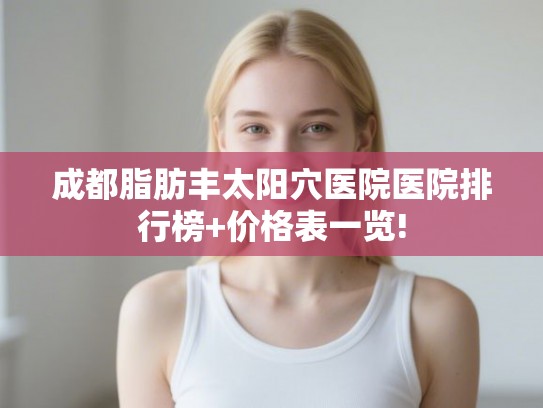 成都脂肪丰太阳穴医院医院排行榜+价格表一览!