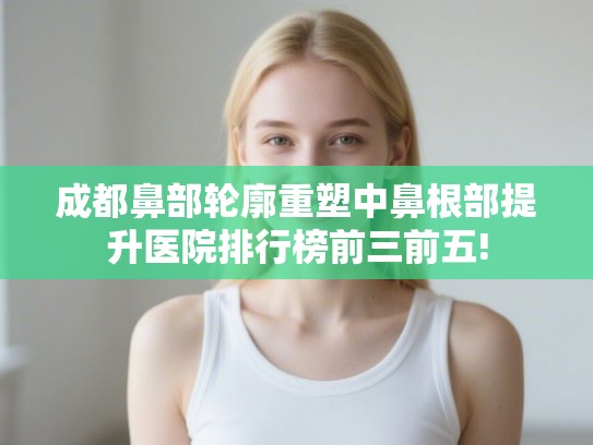 成都鼻部轮廓重塑中鼻根部提升医院排行榜前三前五!