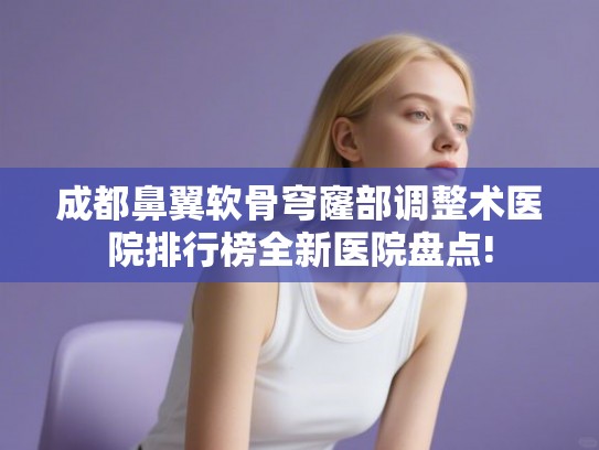 成都鼻翼软骨穹窿部调整术医院排行榜全新医院盘点!