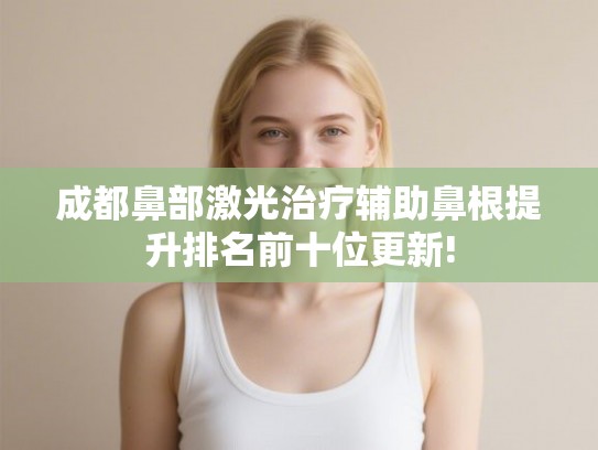 成都鼻部激光治疗辅助鼻根提升排名前十位更新!