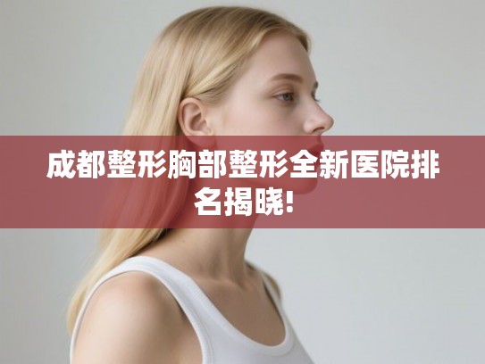 成都整形胸部整形全新医院排名揭晓! 成都整形胸部整形全新医院排名揭晓!