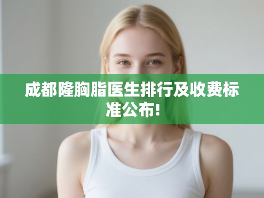 成都隆胸脂医生排行及收费标准公布! 成都隆胸脂医生排行及收费标准公布!