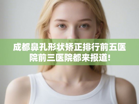 成都鼻孔形状矫正排行前五医院前三医院都来报道! 成都鼻孔形状矫正排行前五医院前三医院都来报道!