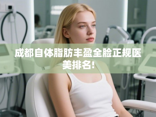 成都自体脂肪丰盈全脸正规医美排名!