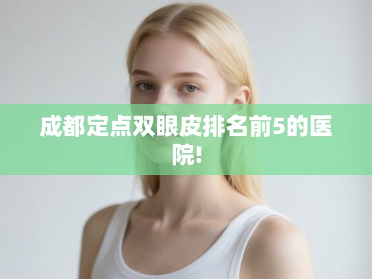 成都定点双眼皮排名前5的医院!