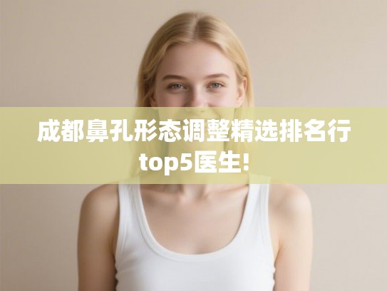 成都鼻孔形态调整精选排名行top5医生!