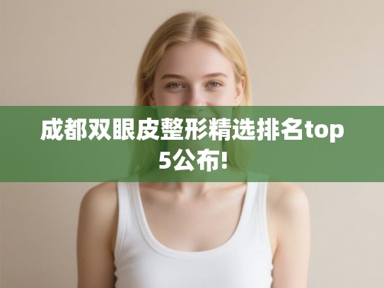 成都双眼皮整形精选排名top5公布! 成都双眼皮整形精选排名top5公布!