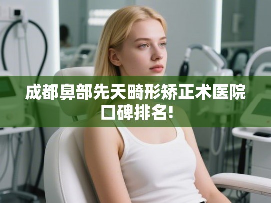 成都鼻部先天畸形矫正术医院口碑排名!