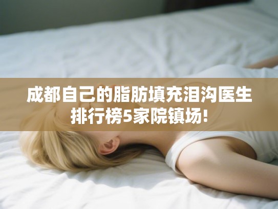 成都自己的脂肪填充泪沟医生排行榜5家院镇场! 成都自己的脂肪填充泪沟医生排行榜5家院镇场!