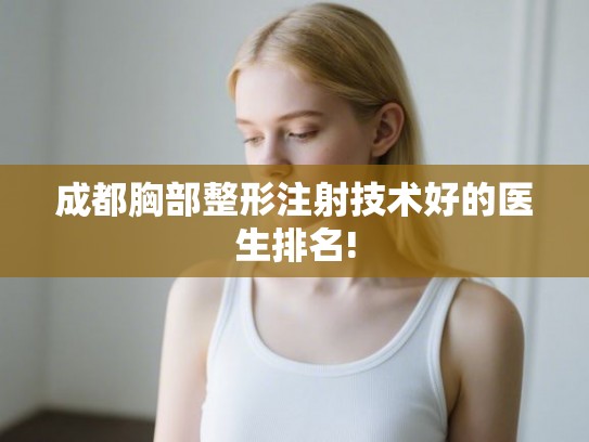 成都胸部整形注射技术好的医生排名! 成都胸部整形注射技术好的医生排名!
