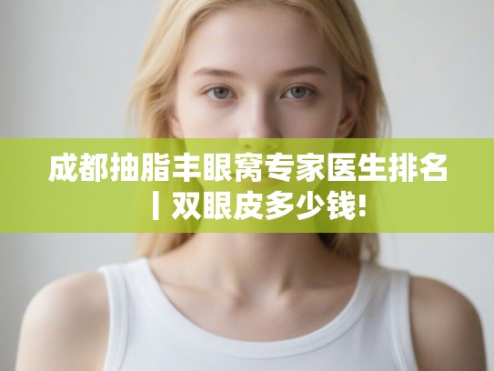 成都抽脂丰眼窝专家医生排名丨双眼皮多少钱!