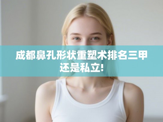 成都鼻孔形状重塑术排名三甲还是私立! 成都鼻孔形状重塑术排名三甲还是私立!