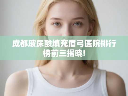 成都玻尿酸填充眉弓医院排行榜前三揭晓!