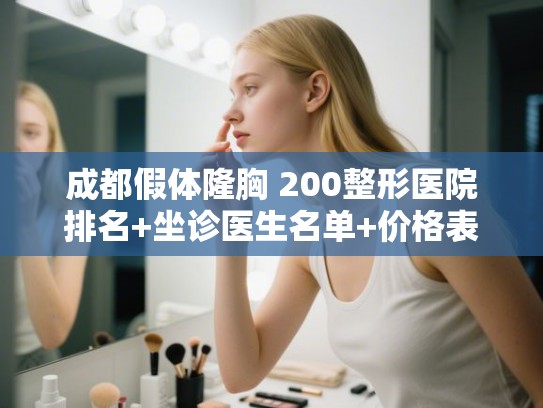 成都假体隆胸 200整形医院排名+坐诊医生名单+价格表! 成都假体隆胸 200整形医院排名+坐诊医生名单+价格表!